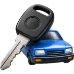 Regular car key